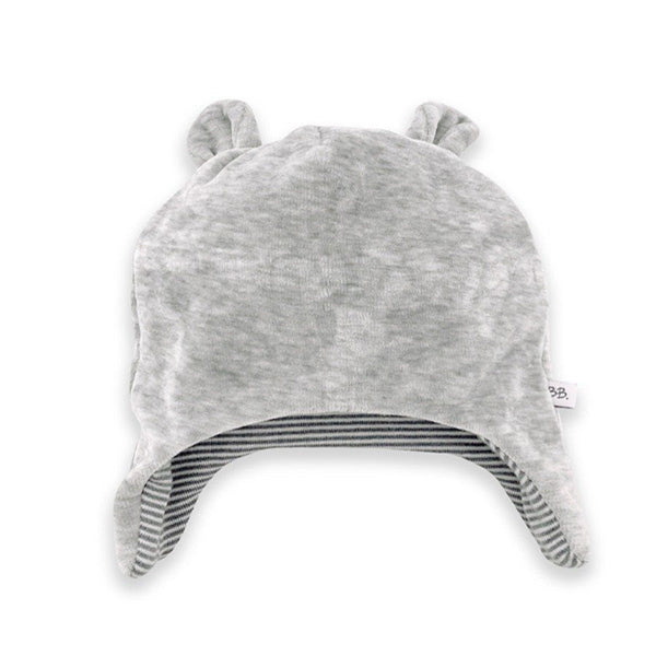 <tc>Bamboom</tc> Bonnet Bébé Bonnet Velours Gris Moyen Mele