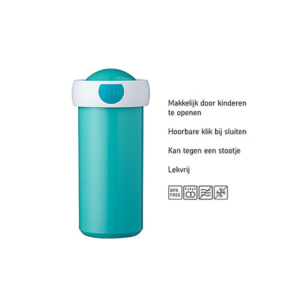 <tc>Mepal</tc> Tasse d'école Campus 300ml Turquoise