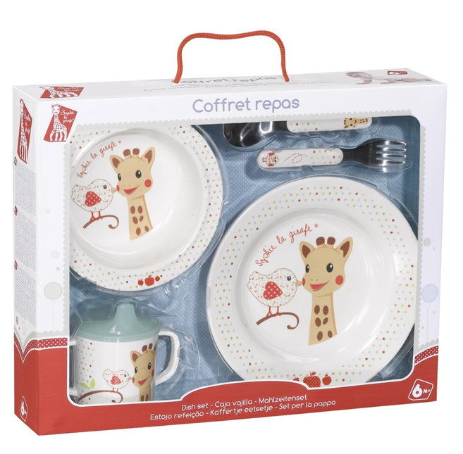 <tc>Sophie de Giraf</tc> Set de couverts set de salle à manger 6mnd+