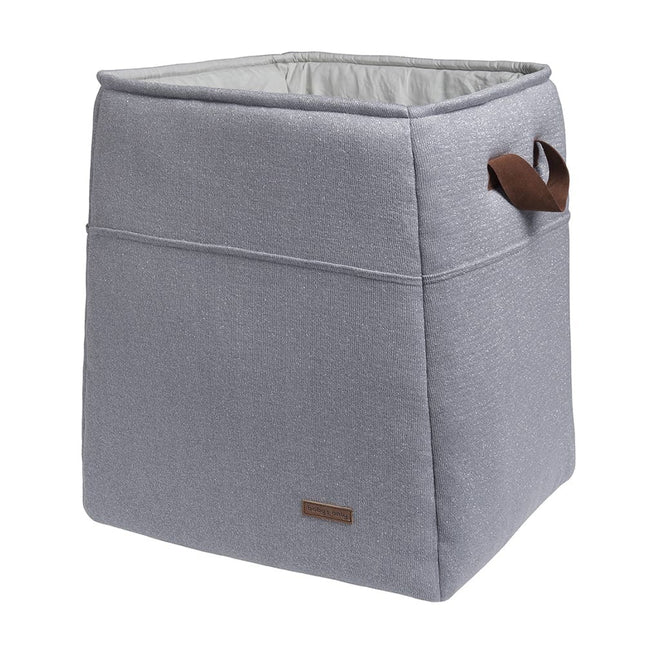 <tc>Baby's Only</tc> Panier de rangement Sparkle Silver Grey