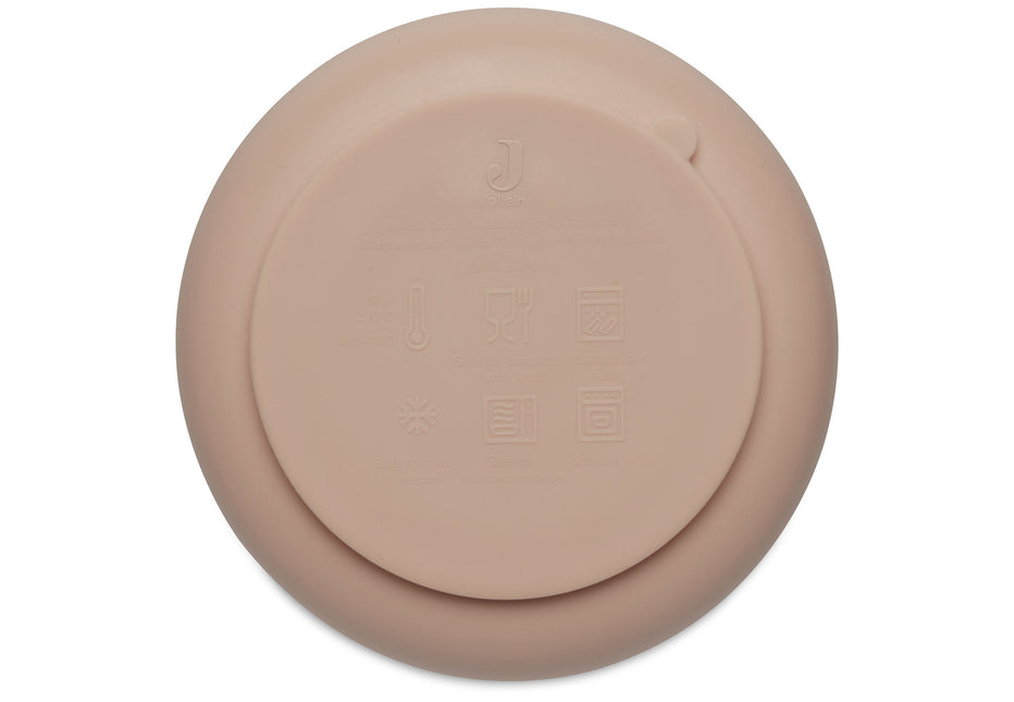 <tc>Jollein</tc> Bol pour bébé en silicone rose pâle