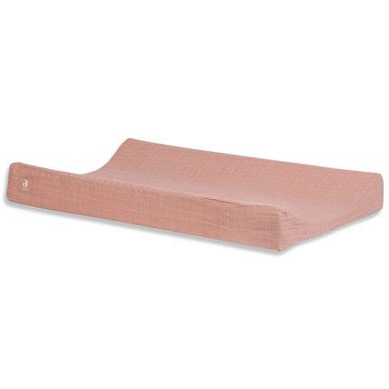 <tc>Jollein</tc> Housse de matelas à langer Coton froissé Bois de rose 50x70cm