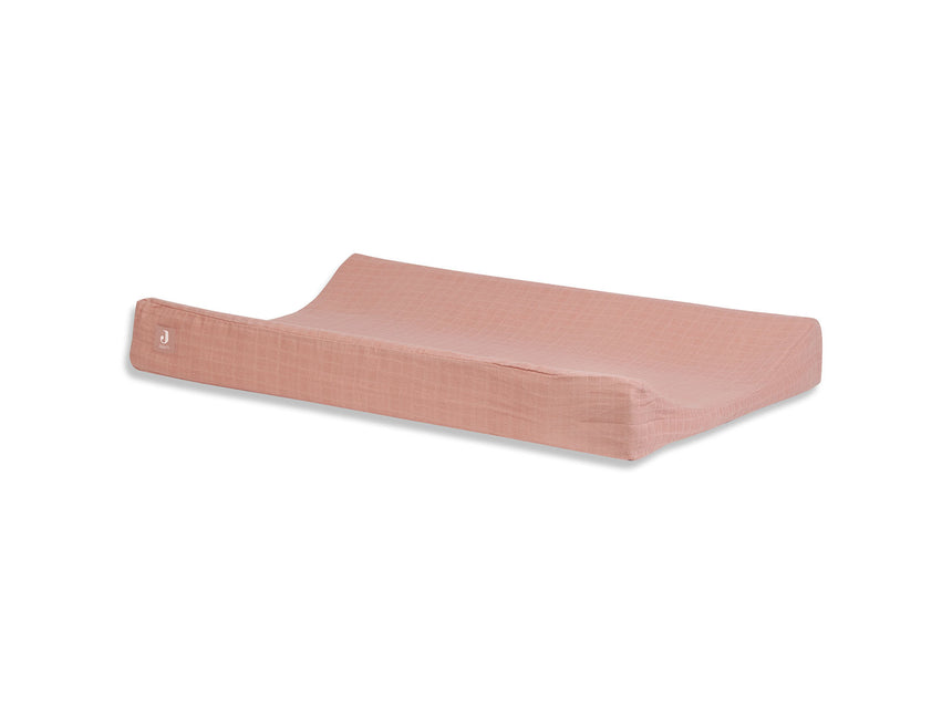 <tc>Jollein</tc> Housse de matelas à langer Coton froissé Bois de rose 50x70cm