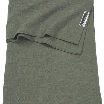 <tc>Meyco</tc> Couverture de lit en tricot Basic Forest Green