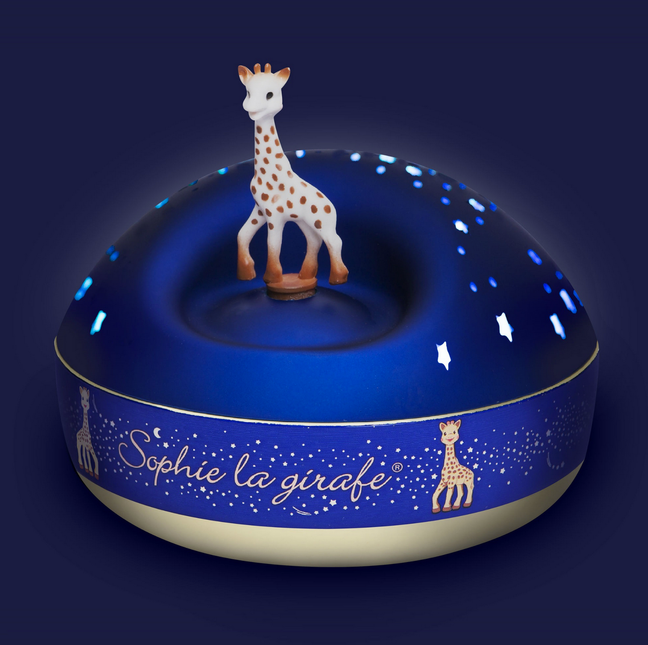 <tc>Sophie de Giraf</tc> Projecteur d'étoiles de nuit bleu