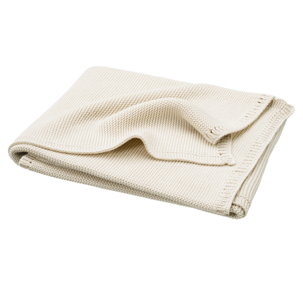 <tc>Fresk</tc> Couverture de berceau Uni Cream 80x100cm