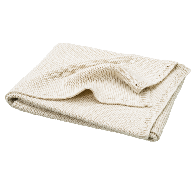 <tc>Fresk</tc> Couverture de berceau Uni Cream 80x100cm