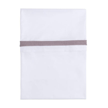 <tc>Baby's Only</tc> Drap de berceau Piping tricoté Lavande/Blanc