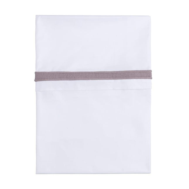 <tc>Baby's Only</tc> Drap de berceau Piping tricoté Lavande/Blanc