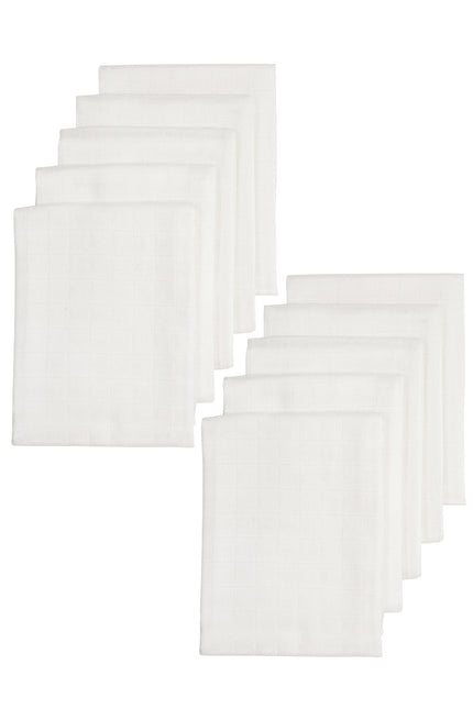 <tc>Meyco</tc> Tissu hydrophile 10pcs blanc