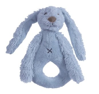 <tc>Happy Horse</tc> Hochet Lapin Richie Bleu Profond 18cm