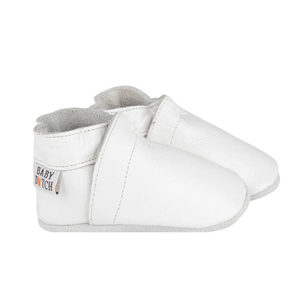 <tc>Baby Dutch</tc> Chaussures pour bébé uni blanc