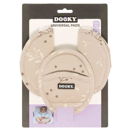 <tc>Dooky</tc> Protecteur de ceinture Coussinets universels Feuilles Beige