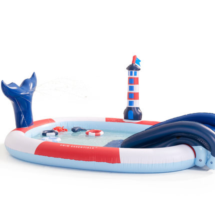 <tc>Swim Essentials</tc> Piscine toboggan enfant baleine 2.10M