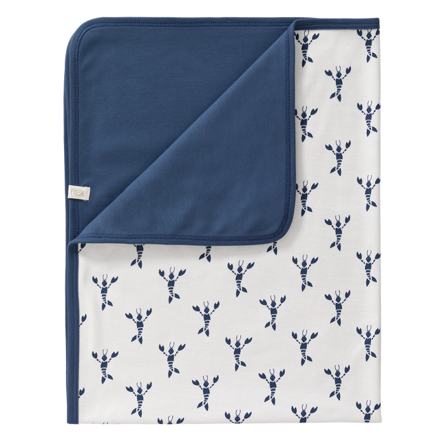 <tc>Fresk</tc> Couverture de berceau Lobster Bleu indigo