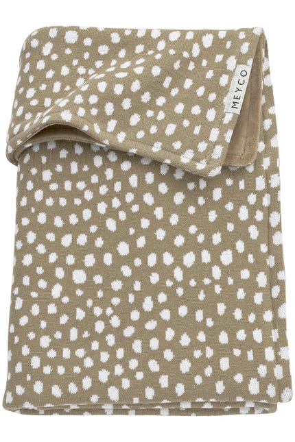 <tc>Meyco</tc> Couverture de lit velours Cheetah Taupe