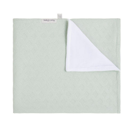 <tc>Baby's Only</tc> Couverture de berceau Chenille Reef Ash Mint