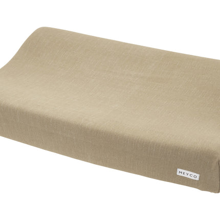 <tc>Meyco</tc> Housse de matelas à langer Tricot Basic Taupe