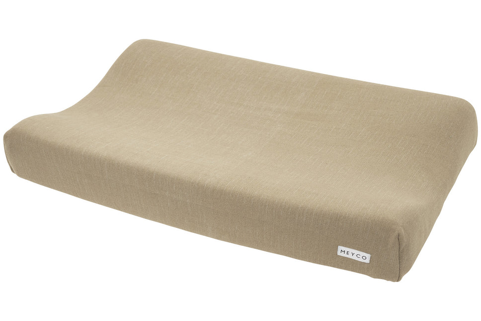 <tc>Meyco</tc> Housse de matelas à langer Tricot Basic Taupe