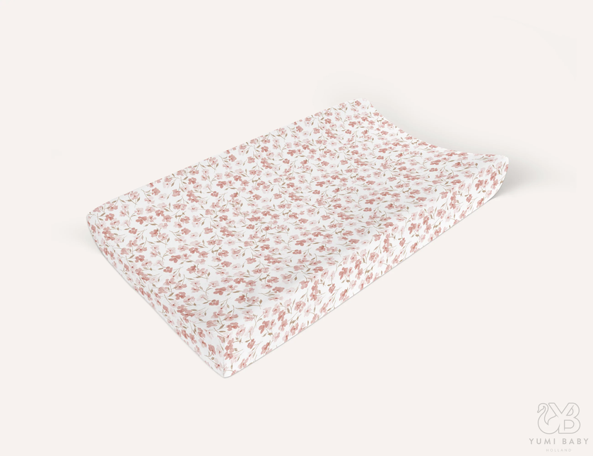 <tc>Yumi Baby</tc> Housse de matelas à langer Fleur De Jardin 40x70cm