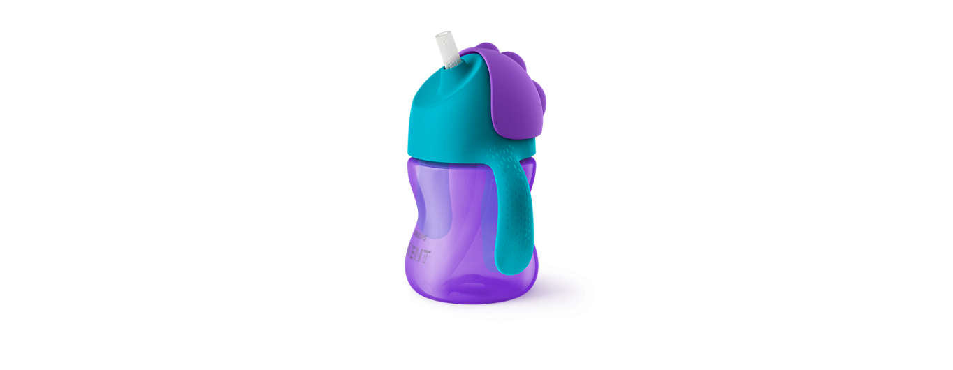 <tc>Philips Avent</tc> Paille gobelet 200ml 9m+ Violet