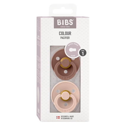 <tc>BIBS</tc> <tc>tétine</tc> Taille 1 Marmotte/Blush 2pcs