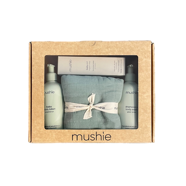 <tc>Mushie</tc> Boîte cadeau Soins de la peau Citron vert 4 pièces