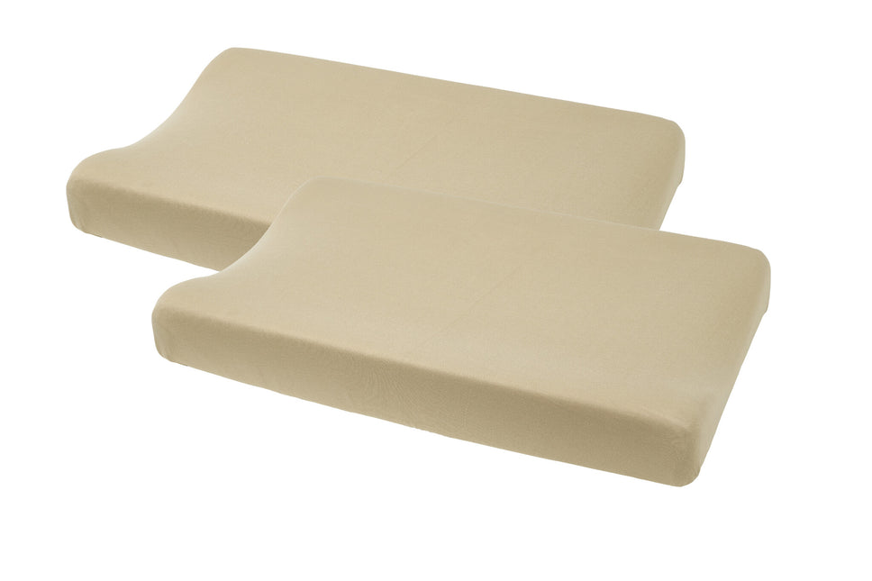 <tc>Meyco</tc> Housse de matelas à langer 2St Basic Jersey Sand