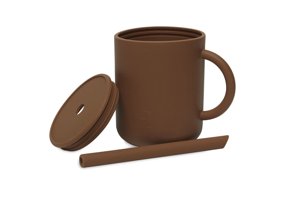 <tc>Jollein</tc> Tasse à boire Silicone Caramel