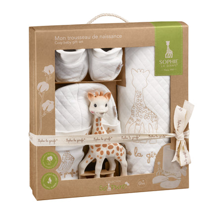 <tc>Sophie de Giraf</tc> Coffret cadeau So'Pure Birth set 5 pièces