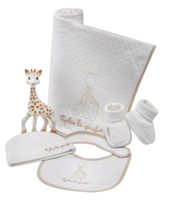 <tc>Sophie de Giraf</tc> Coffret cadeau So'Pure Birth set 5 pièces