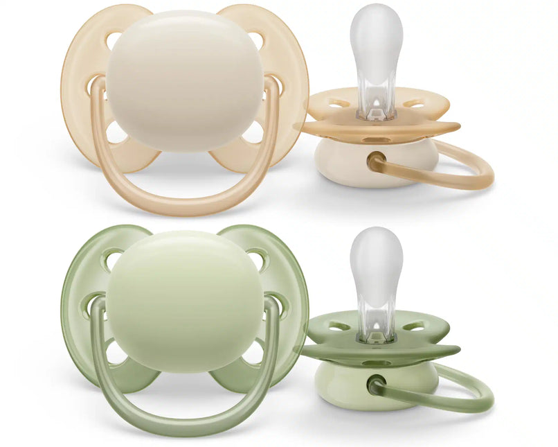 <tc>Philips Avent</tc> Fop<tc>tétine</tc> +0 Mois Beige doux/ Vert clair