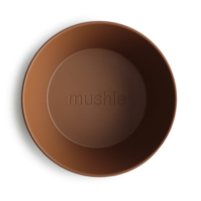 <tc>Mushie</tc> Bol à bébé rond au caramel 2pcs