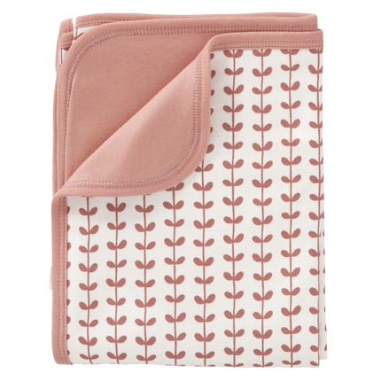 <tc>Fresk</tc> La couverture du berceau laisse des feuilles de rose moelleuse.