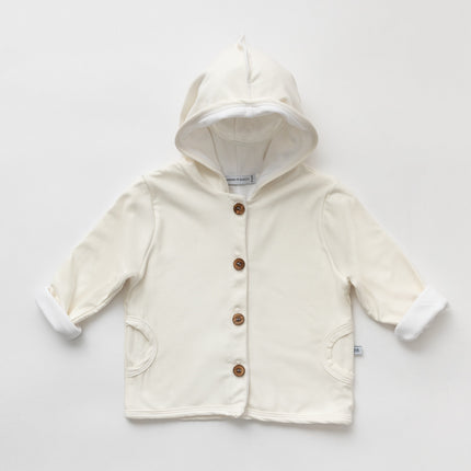 <tc>Bamboom</tc> Veste à capuche pour bébé en crème