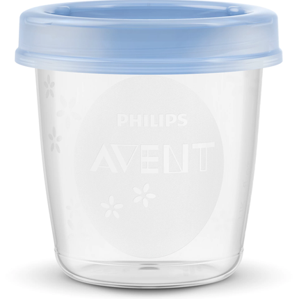 <tc>Philips Avent</tc> Tasses de conservation du lait maternel 180ml 5pcs