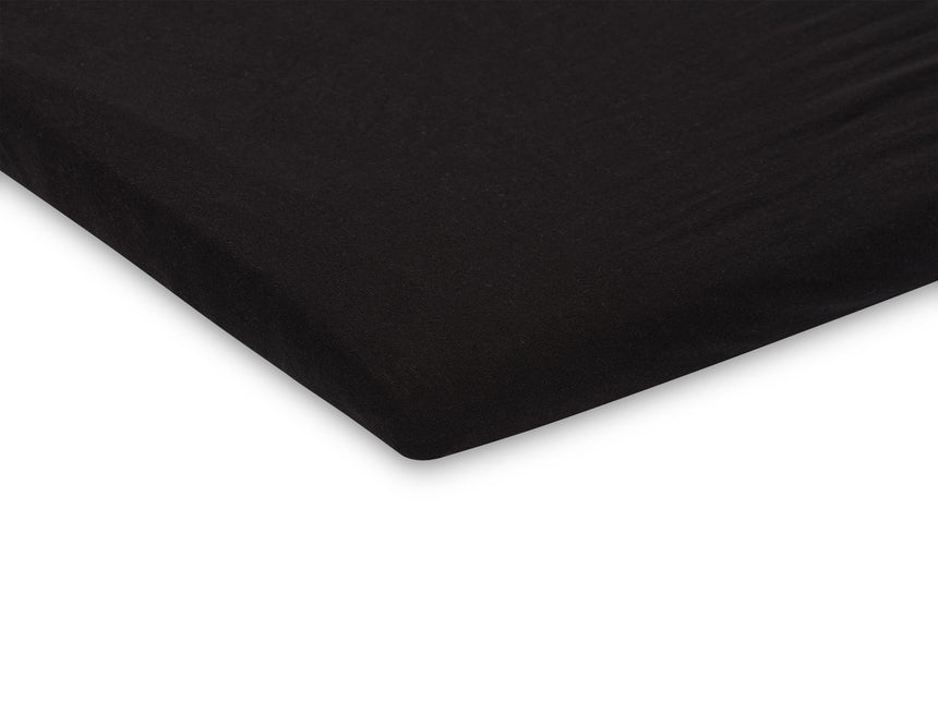 <tc>Jollein</tc> Drap-housse Jersey Box Matelas Noir 75x95cm