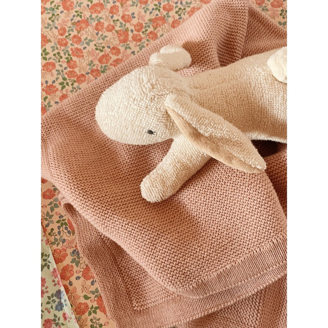 <tc>Konges Slojd</tc> Ensemble de berceau et de lapin rose