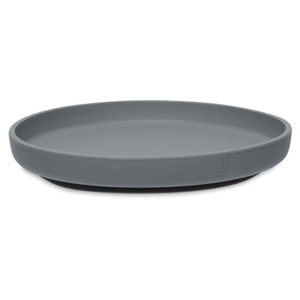 <tc>Jollein</tc> Assiette bébé en silicone gris orageux