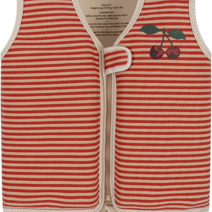 <tc>Konges Slojd</tc> Veste de bain Glitter Stripe