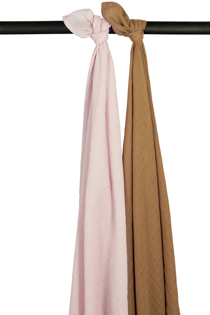 <tc>Meyco</tc> Chiffon hydrophile 2St doux rose/café