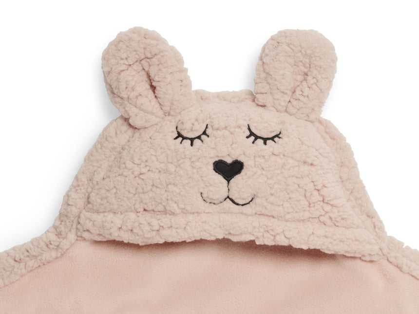 <tc>Jollein</tc> Couverture d'écharpe Baby Bunny Rose pâle