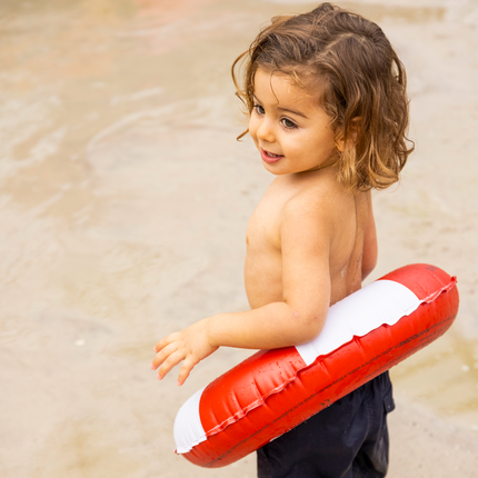 <tc>Swim Essentials</tc> Bandeau de natation Enfant Sauveteur Rouge Blanc 55Cm