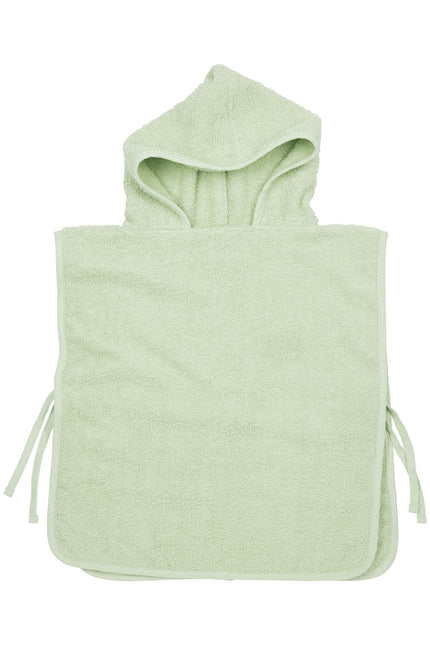 <tc>Meyco</tc> Poncho de bain 1-3 ans Basic Terry Soft Green