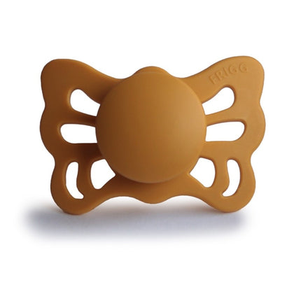 <tc>Frigg</tc> <tc>tétine</tc> Taille 1 Butterfly Anatomique Miel Or Silicone