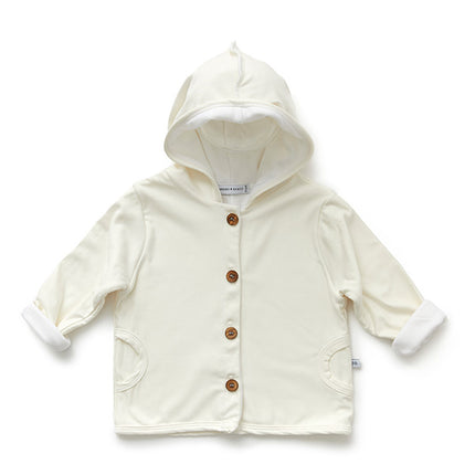 <tc>Bamboom</tc> Veste à capuche pour bébé en crème