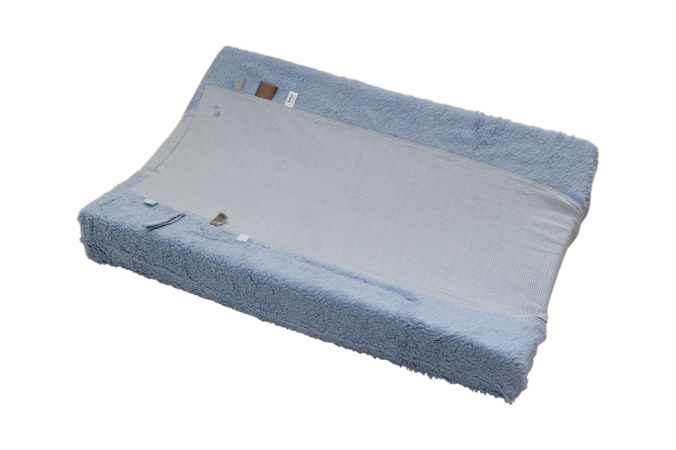 <tc>Snoozebaby</tc> Housse de matelas à langer Happy Dressing Fresh Blue 45x70cm