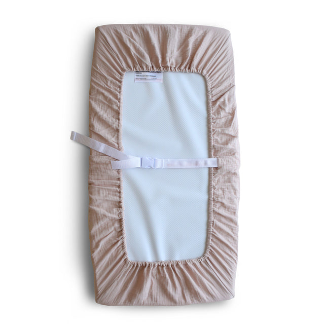 <tc>Mushie</tc> Housse de matelas à langer Blush