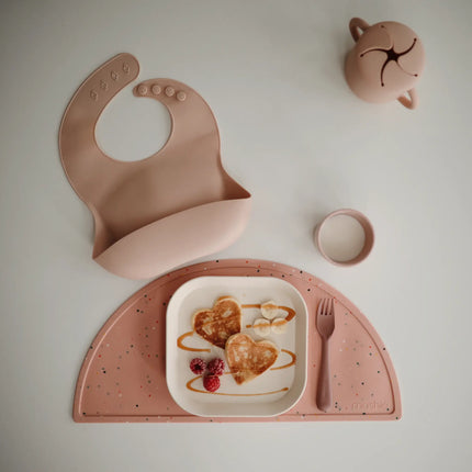 <tc>Mushie</tc> Set de table Rose Poudre