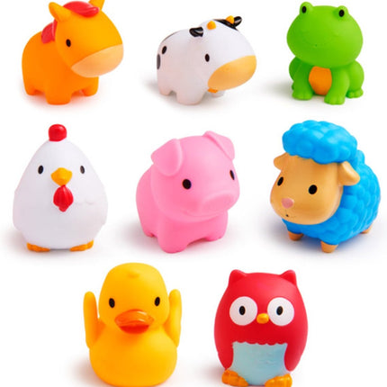 <tc>Munchkin</tc> Jouets de bain Animaux de la ferme qui tournent dans l'eau 8pcs